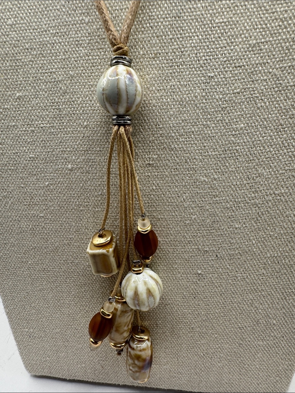 J. Jill NWT Adjustable Pull-Cord Tassel Necklace
(LR 222/1) - Picture 3 of 6